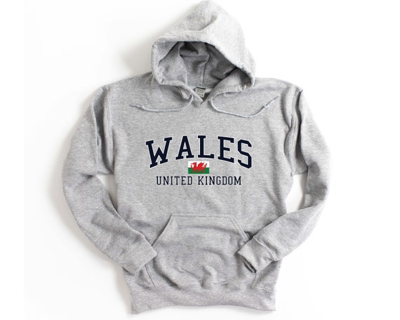 Wales United Kingdom Hooded Sweatshirt Unisex Wales Hoodie