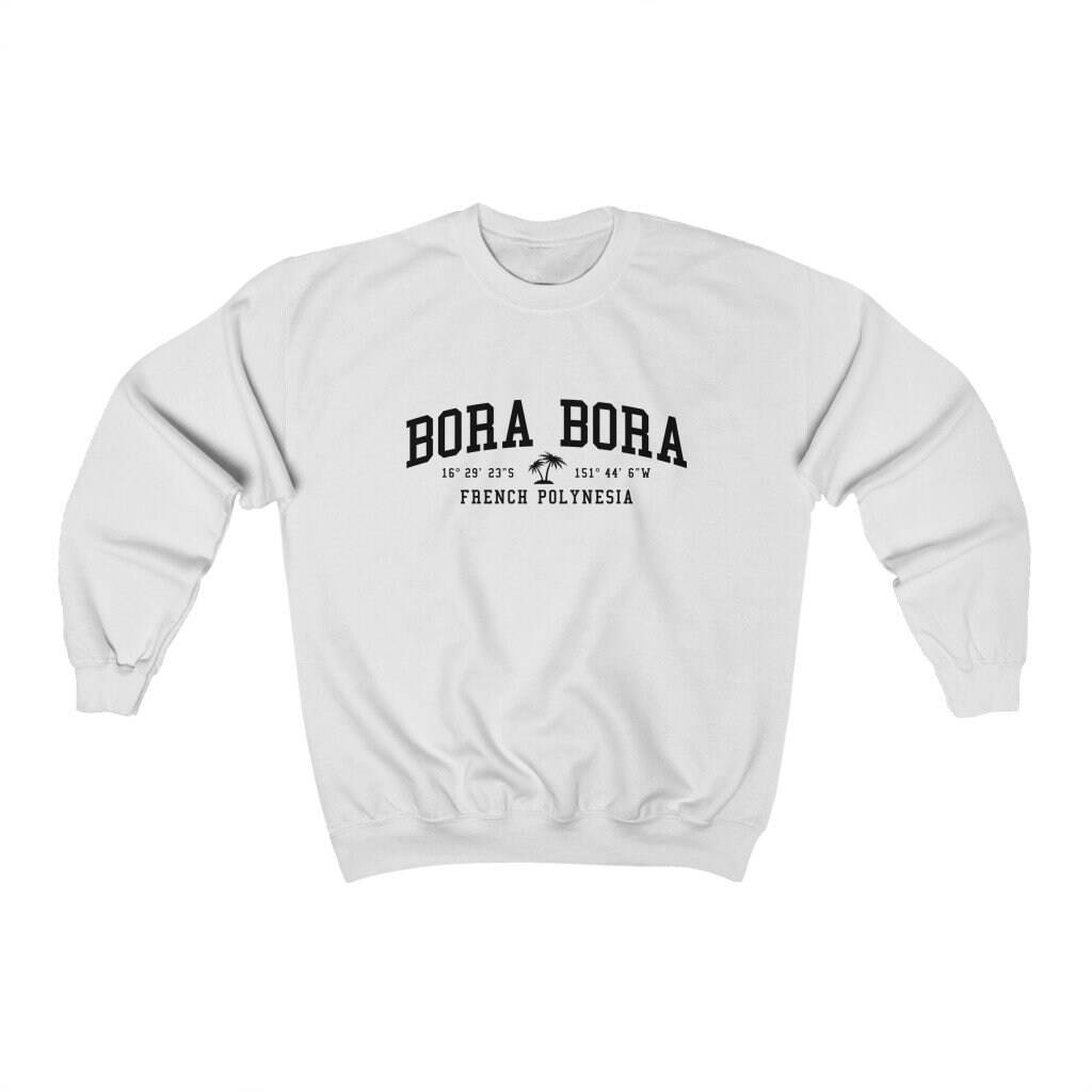 Bora Bora French Polynesia Crewneck Sweatshirt Bora Bora Crewneck - Etsy