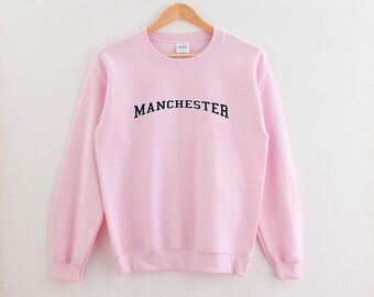 Manchester England Sweatshirt  Unisex Manchester Crewneck