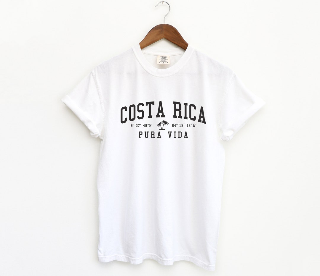 Costa Rica Pura Vida Comfort Colors T-shirt Costa Rica Shirt - Etsy