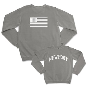 Newport Rhode Island Comfort Colors Crewneck Sweatshirt