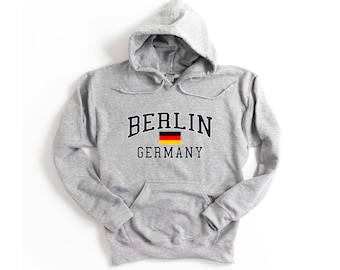 Berlin Germany Hooded Sweatshirt Unisex Berlin Hoodie