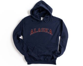 Alaska Hooded Sweatshirt  Unisex Alaska Hoodie