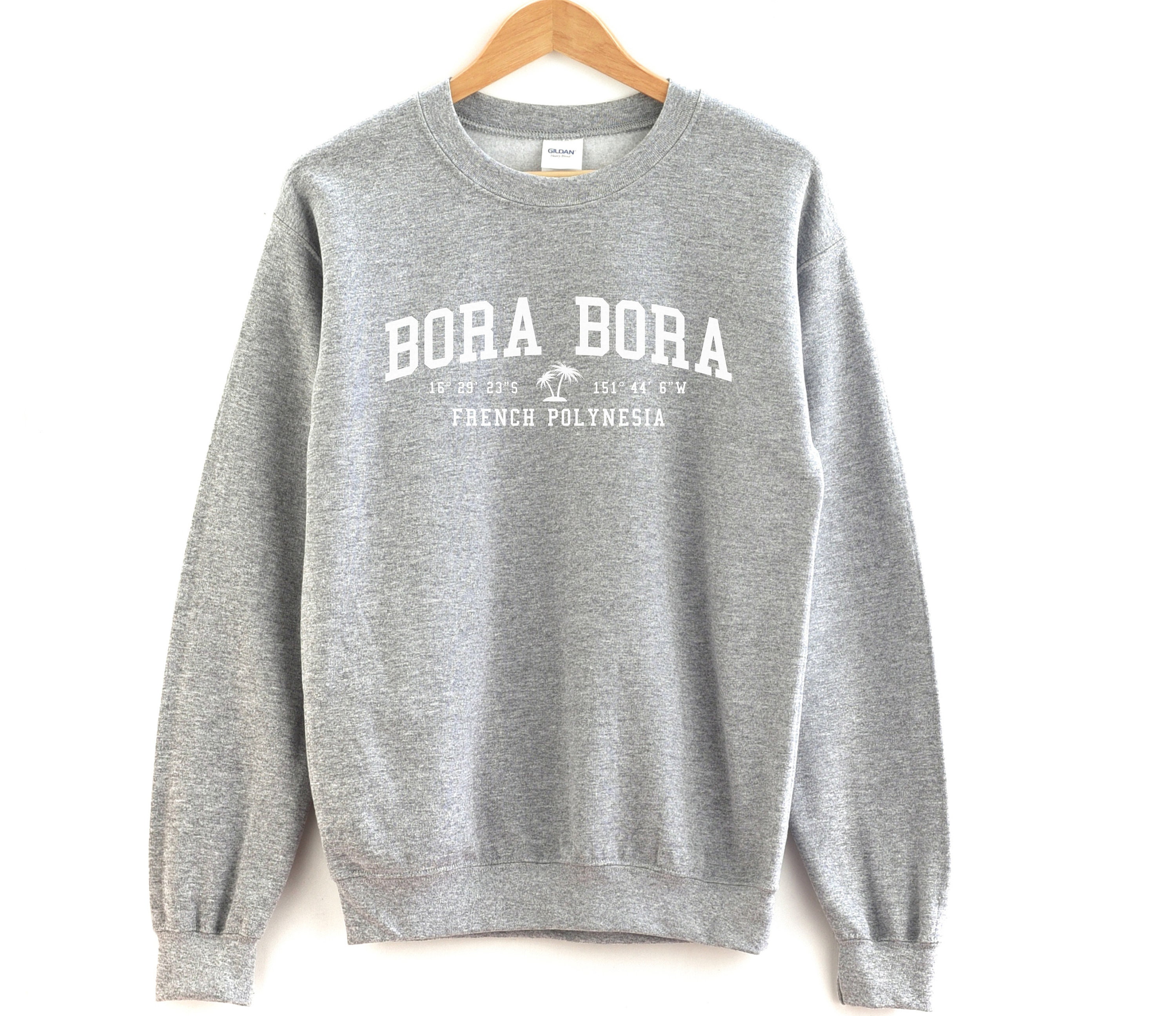 Bora Crewneck Polynesia - French Bora Crewneck Bora Bora Sweatshirt Etsy