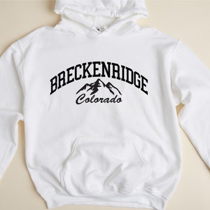 Breckenridge Colorado Hooded Sweatshirt Breckenridge Hoodie