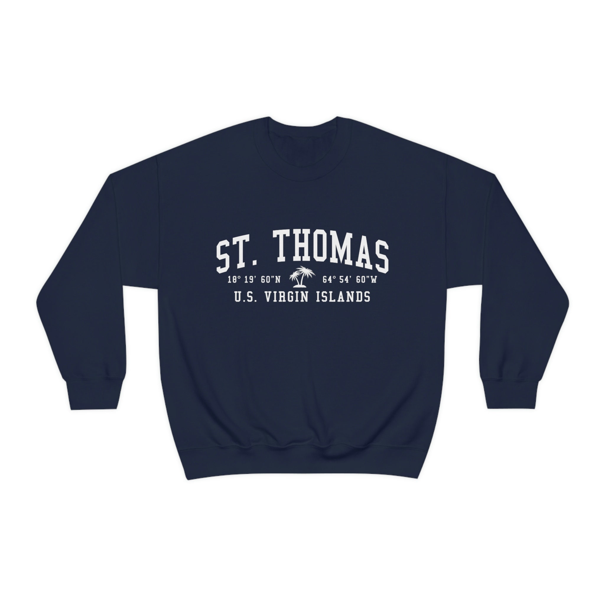 St. Thomas U.S. Virgin Islands Crewneck Sweatshirt St. Thomas 