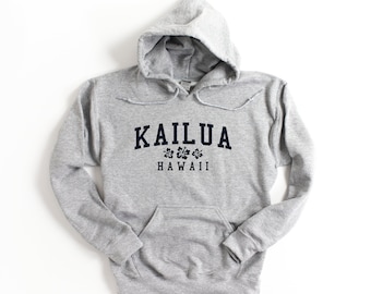 Kailua Hawaii Hooded Sweatshirt Kailua Hoodie