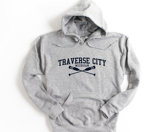 Sudadera con capucha Traverse City Michigan Sudadera con capucha Traverse City