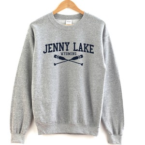 Jenny Lake Wyoming Crewneck Sweatshirt Jenny Lake Crewneck