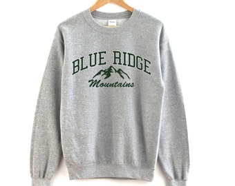 Blue Ridge Mountains North America Crewneck Sweatshirt Blue Ridge Mountains Crewneck