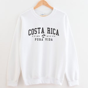 コスタリカ Pura Vida クルーネック スウェットシャツ コスタリカ スウェットシャツ