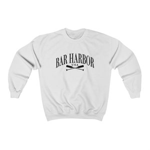 Bar Harbor Maine Sweatshirt Unisex Bar Harbor Crewneck