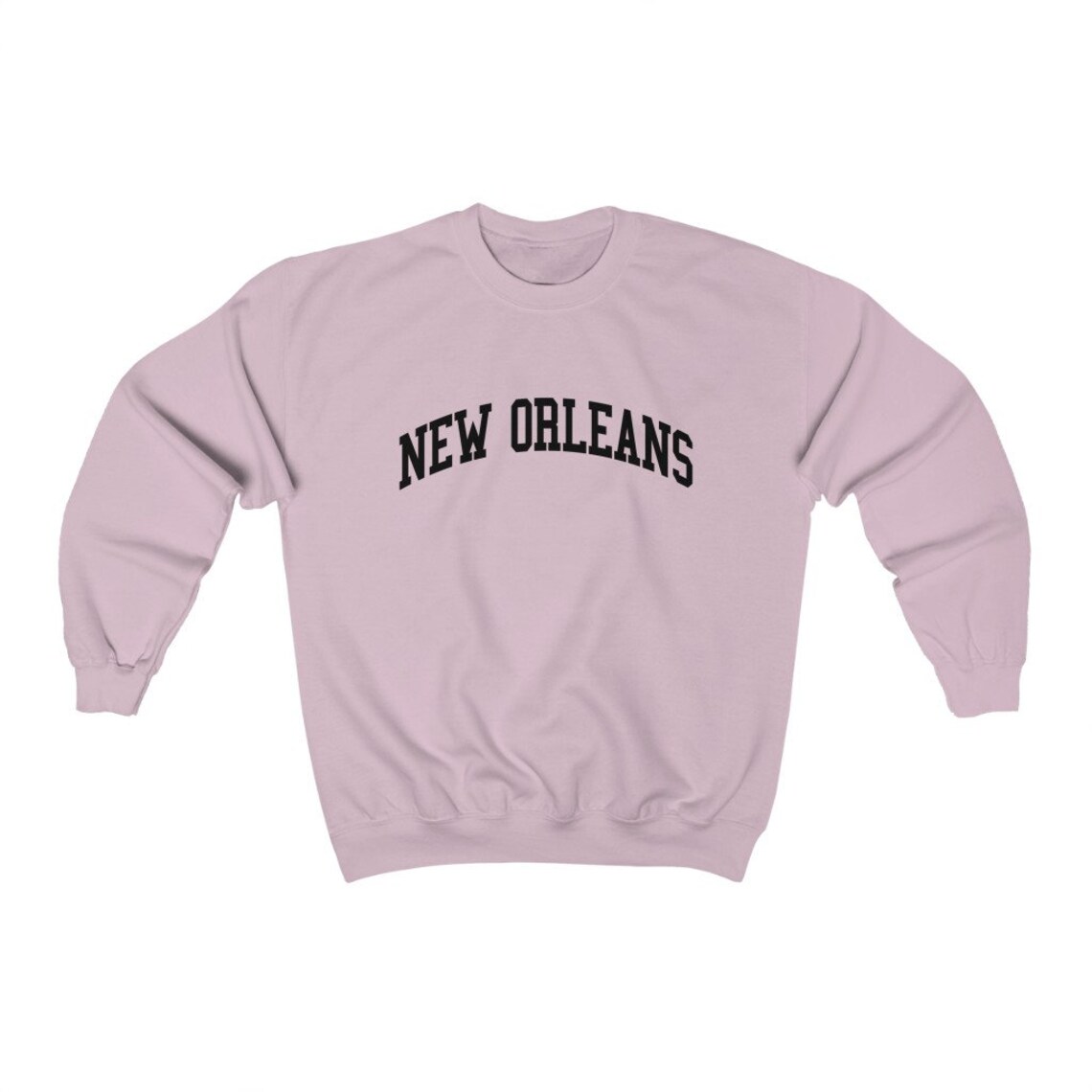 Wavy New Orleans Sweatshirt - Unisex Crewneck Fleece (Oversized Fit)