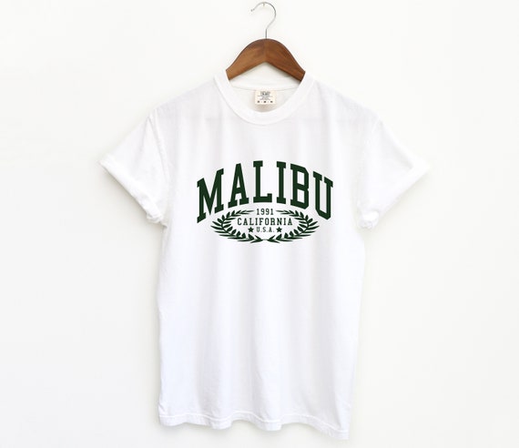 Malibu California T-shirt Malibu Comfort Colors Shirt - Etsy