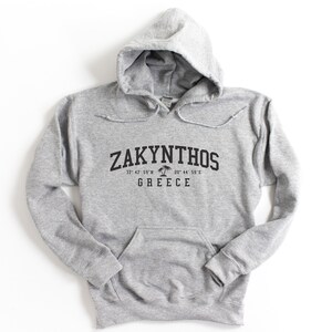 Zakynthos Greece Hooded Sweatshirt Zakynthos Sweatshirt