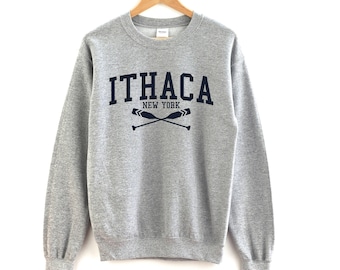 Ithaca New York Crewneck Sweatshirt Ithaca Crewneck - Etsy