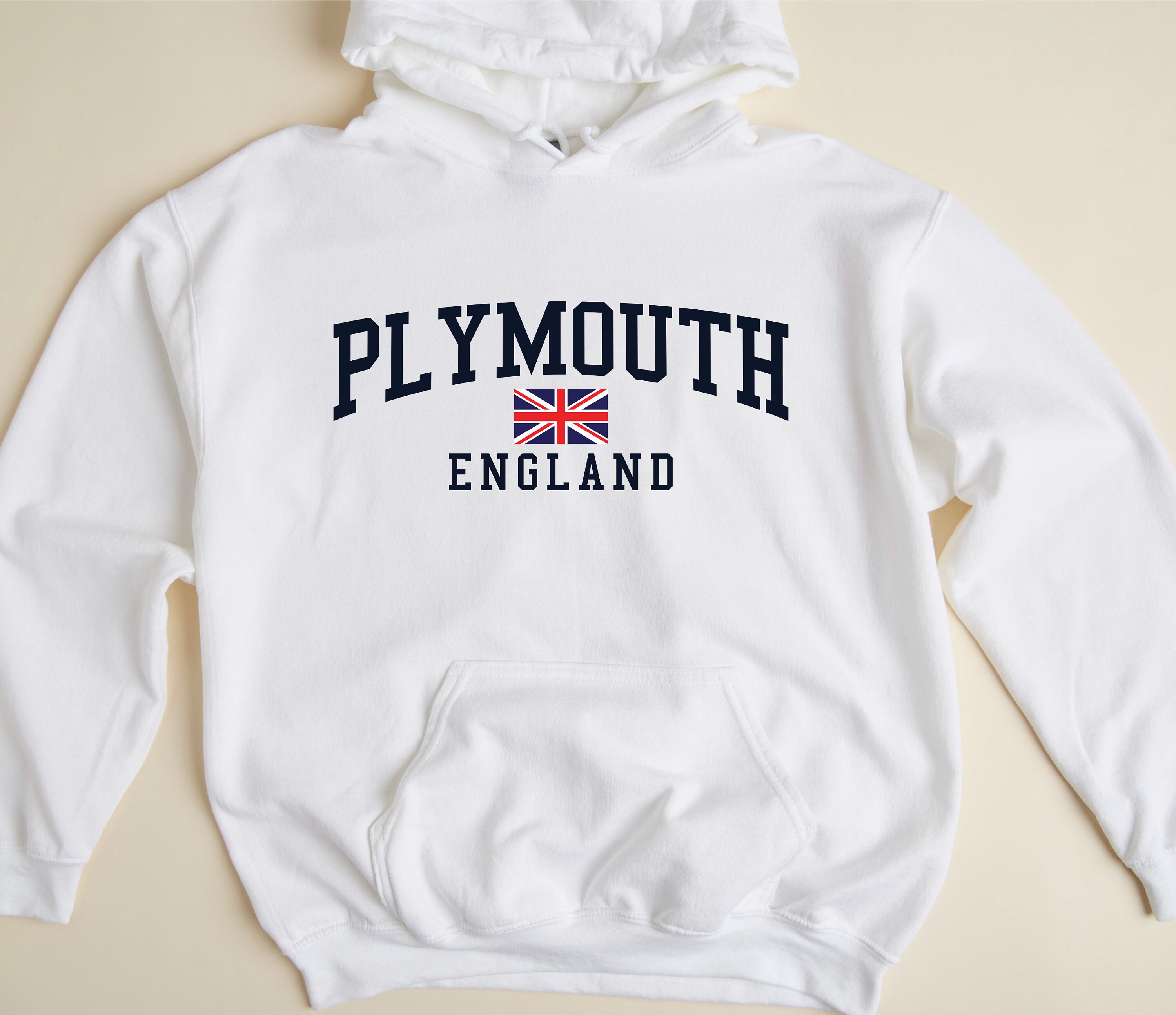 Sweat Homme Unisexe Plymouth Massachusetts MA - Pull Cou Équipage Cadeau USA