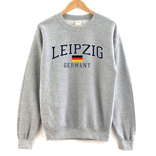 Leipzig Germany Pullover Sweatshirt Leipzig Crewneck