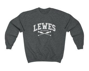 Lewes Delaware Nautical Unisex Lewes Crewneck