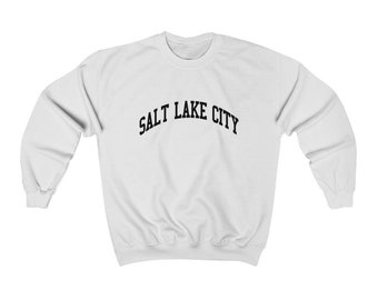 Salt Lake City Utah Unisex Collegiate Salt Lake City Crewneck