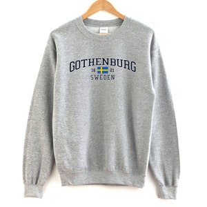 Gottenberg Sweden Unisex Sweatshirt Gottenberg Crewneck Pullover Sweatshirt