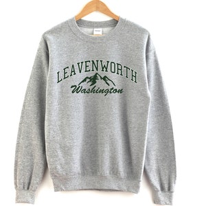 Leavenworth Washington Crewneck Sweatshirt Leavenworth Crewneck