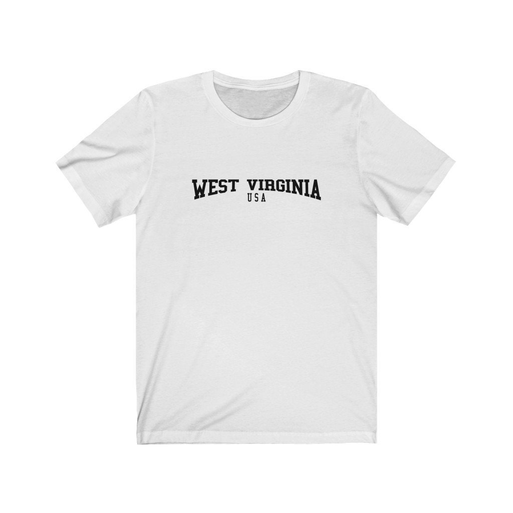 West Virginia T-shirt Retro Styled Unisex West Virginia USA