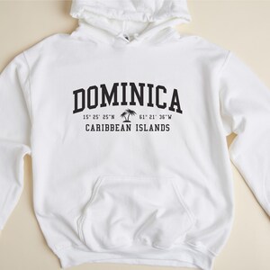 Dominica Caribbean Hooded Sweatshirt Dominica Hoodie