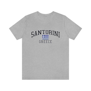 Santorini Greece Unisex T-Shirt Santorini Shirt