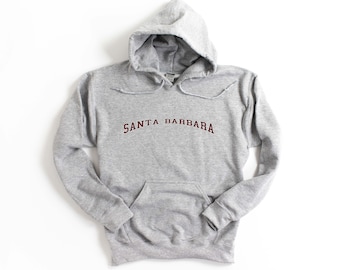 Santa Barbara Hooded Sweatshirt  Unisex Santa Barbara Hoodie