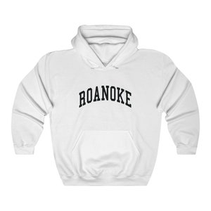 Roanoke Virginia Sweatshirt Unisex Roanoke Collegiate Style Hoodie