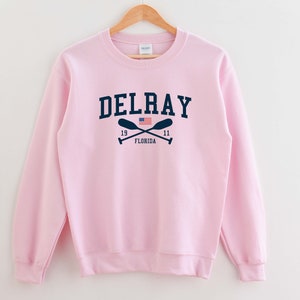 Delray Florida Sweatshirt Unisex Delray Crewneck