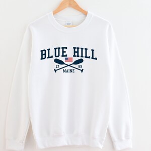 Blue Hill Maine Sweatshirt Blue Hill Crewneck