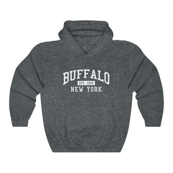 Buffalo New York Collegiate Style Sweatshirt Unisex Buffalo Hoodie