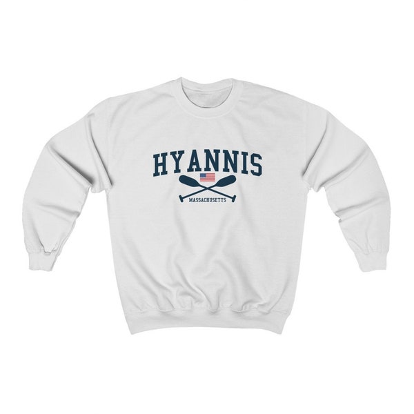 Hyannis Massachusetts Crewneck Sweatshirt Hyannis Crewneck