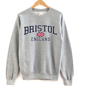 Bristol England Crewneck Sweatshirt Bristol Crewneck