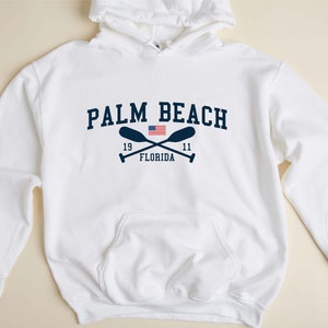 Palm Beach Florida Hooded Sweatshirt Palm Beach Hoodie