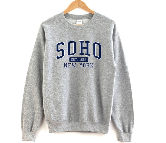 Soho New York Crewneck Sweatshirt Soho Crewneck - Etsy