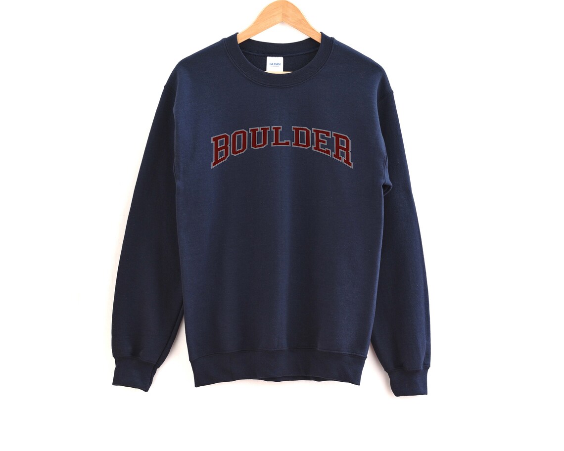 Boulder Colorado Unisex Boulder Crewneck - Etsy