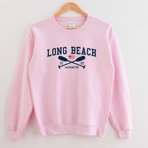 Long Beach Washington Sweatshirt Unisex Long Beach Crewneck