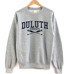 Duluth Minnesota Crewneck Sweatshirt Duluth Crewneck
