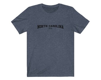 North Carolina T-Shirt Retro Styled Unisex North Carolina USA Shirt