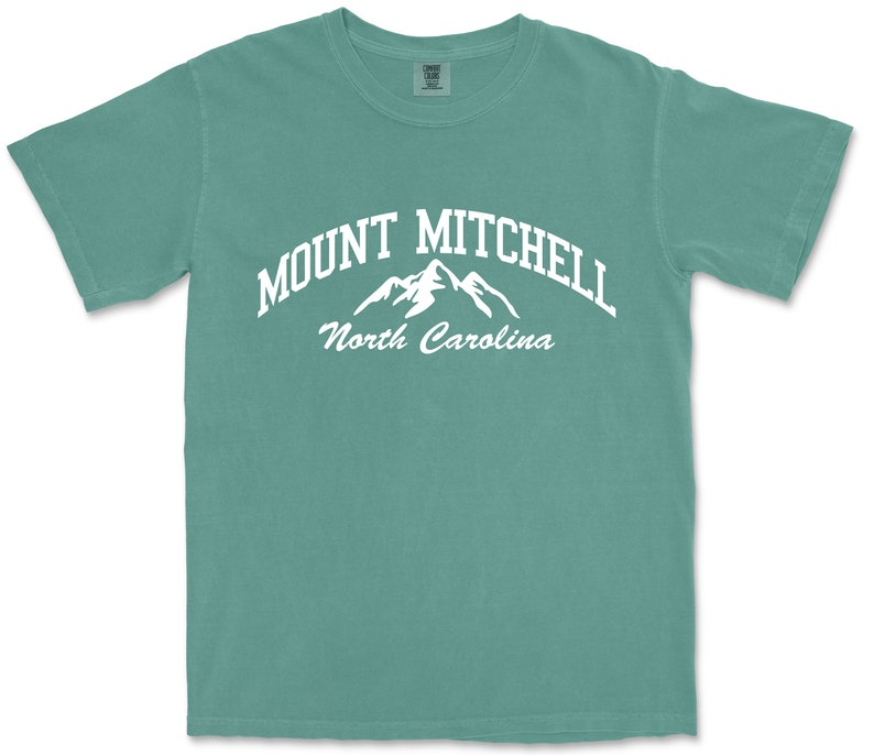 Mount Mitchell North Carolina Comfort Colors T-Shirt Mount Mitchell Shirt image 9