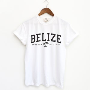 Belize Comfort Colors T-Shirt Belize Hoodie Shirt
