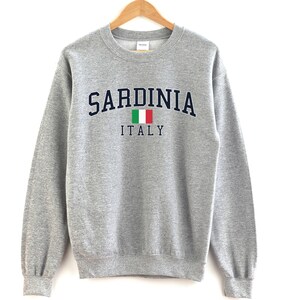Sardinia Italy Crewneck Sweatshirt Sardinia Crewneck