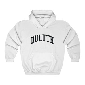 Duluth Minnesota Sweatshirt Unisex Duluth Collegiate Style Hoodie