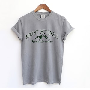 Mount Mitchell North Carolina Comfort Colors T-Shirt Mount Mitchell Shirt image 1
