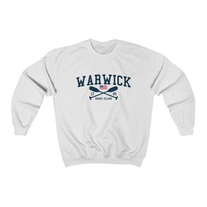 Warwick Rhode Island Crewneck Sweatshirt Warwick Crewneck