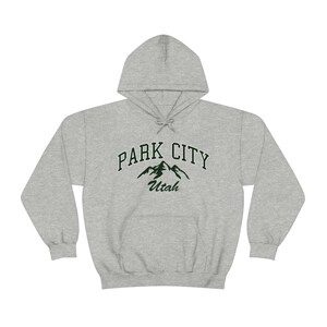 Park City Utah Hooded Sweatshirt Park City Hoodie