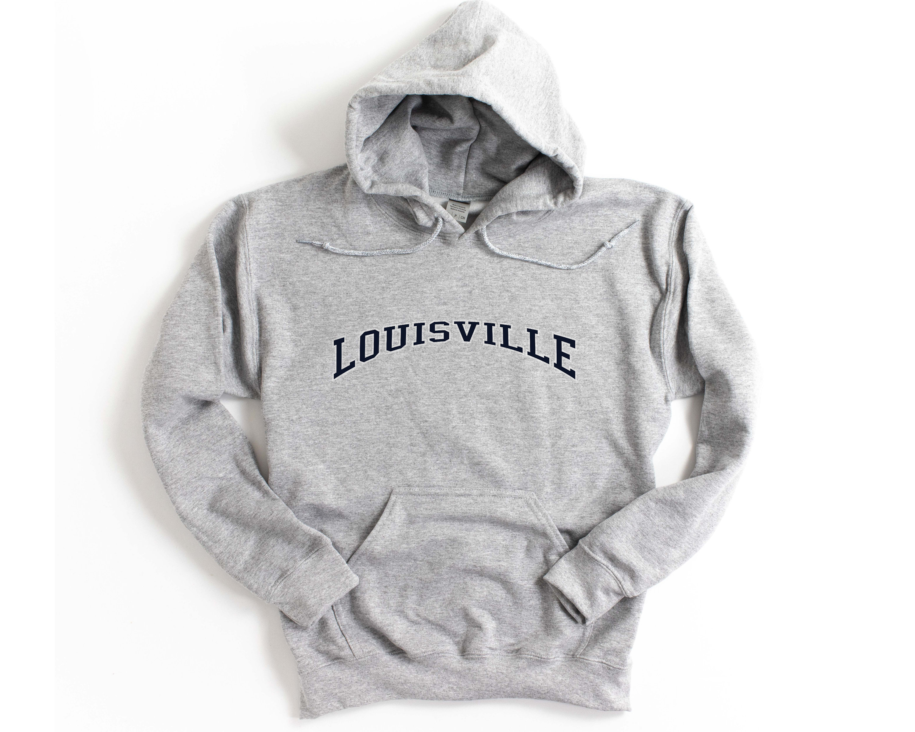 white louisville hoodie